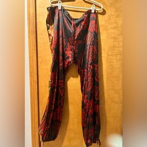 Johnny Was Silk Pants XL